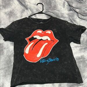 Black Rolling Stones womansT-Shirt